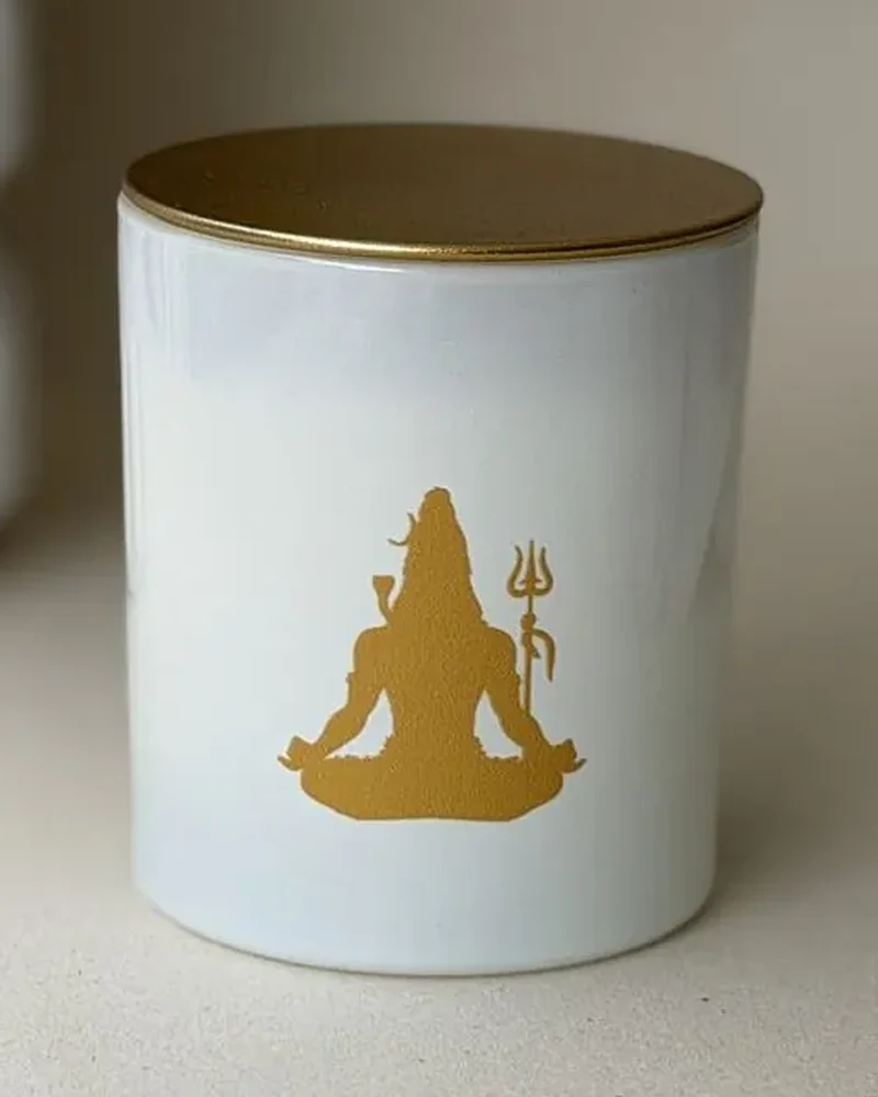 Vela Tathastu Shiva — 225g · Cera de coco